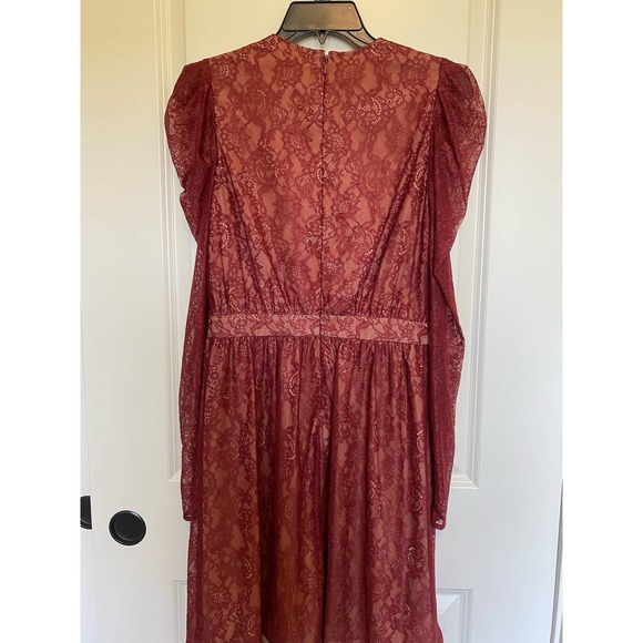 Michael Kors Brown Lace Mini Dress - Picture 4 of 12